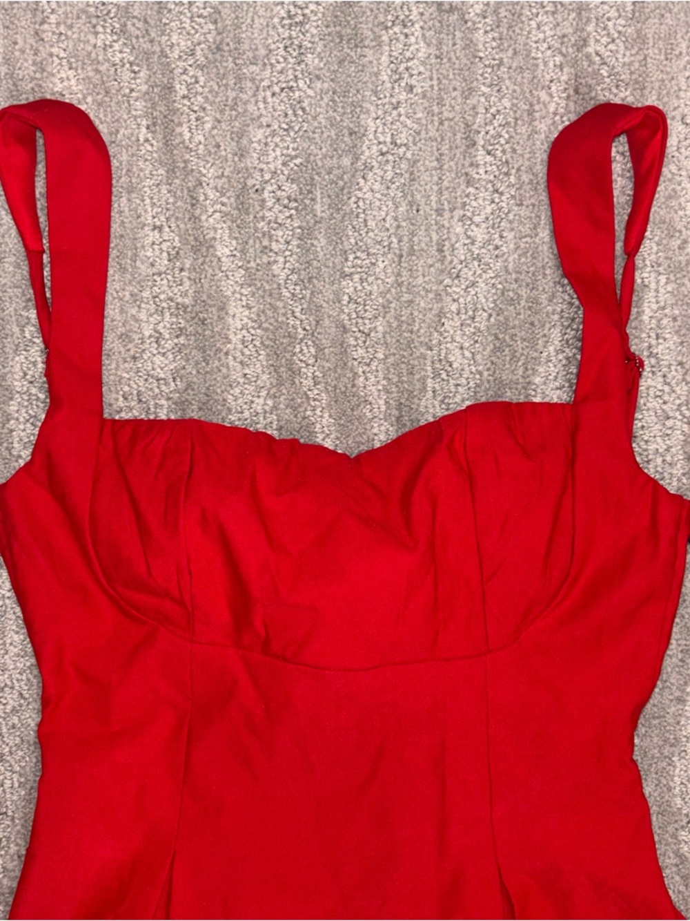 NWT That’s So Fetch Bransley Mini Dress Red Open Back Bow Preppy Women’s Sz 2 - Picture 5 of 9